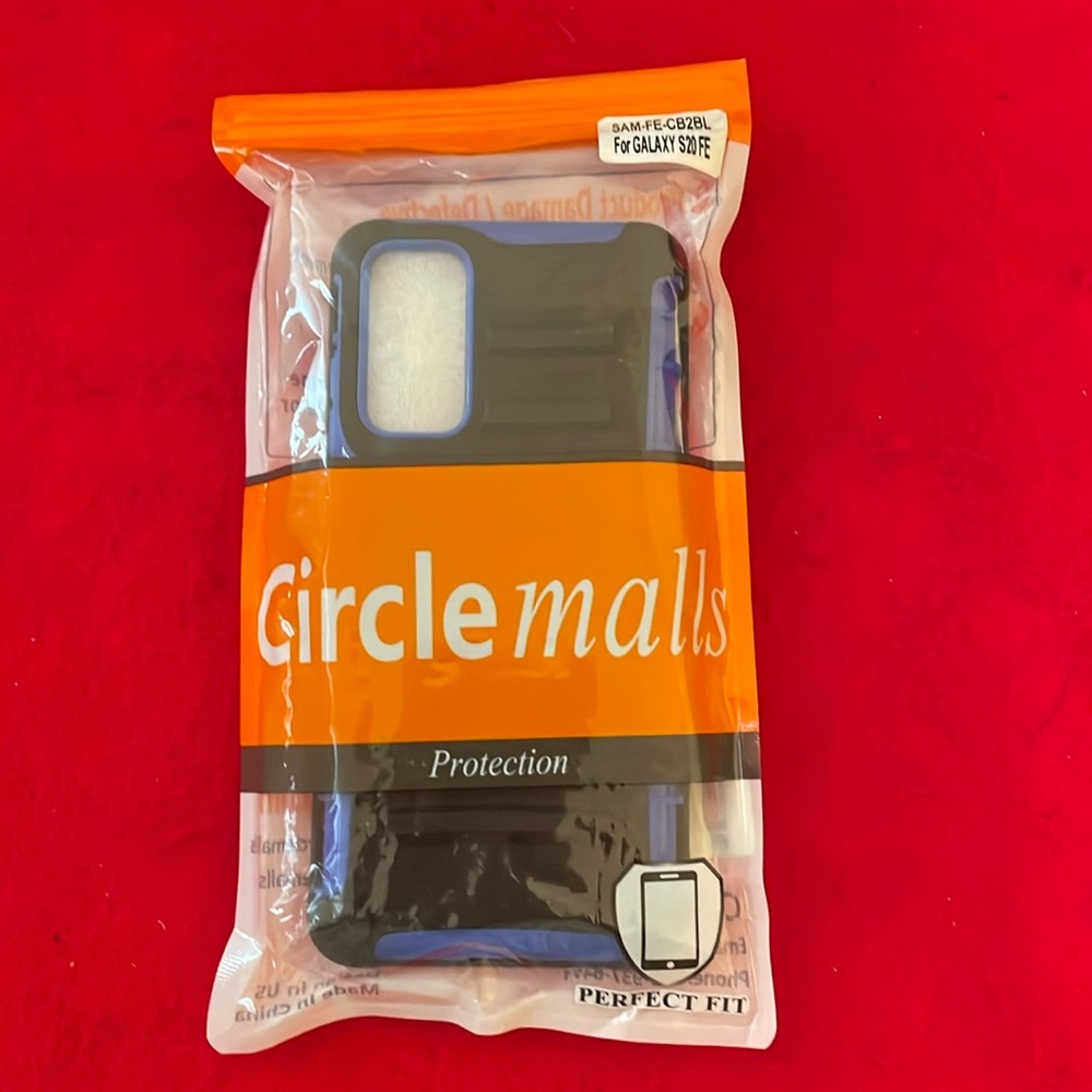 Samsung Galaxy S 20 FE Phone Protector-Holster Blue/Black